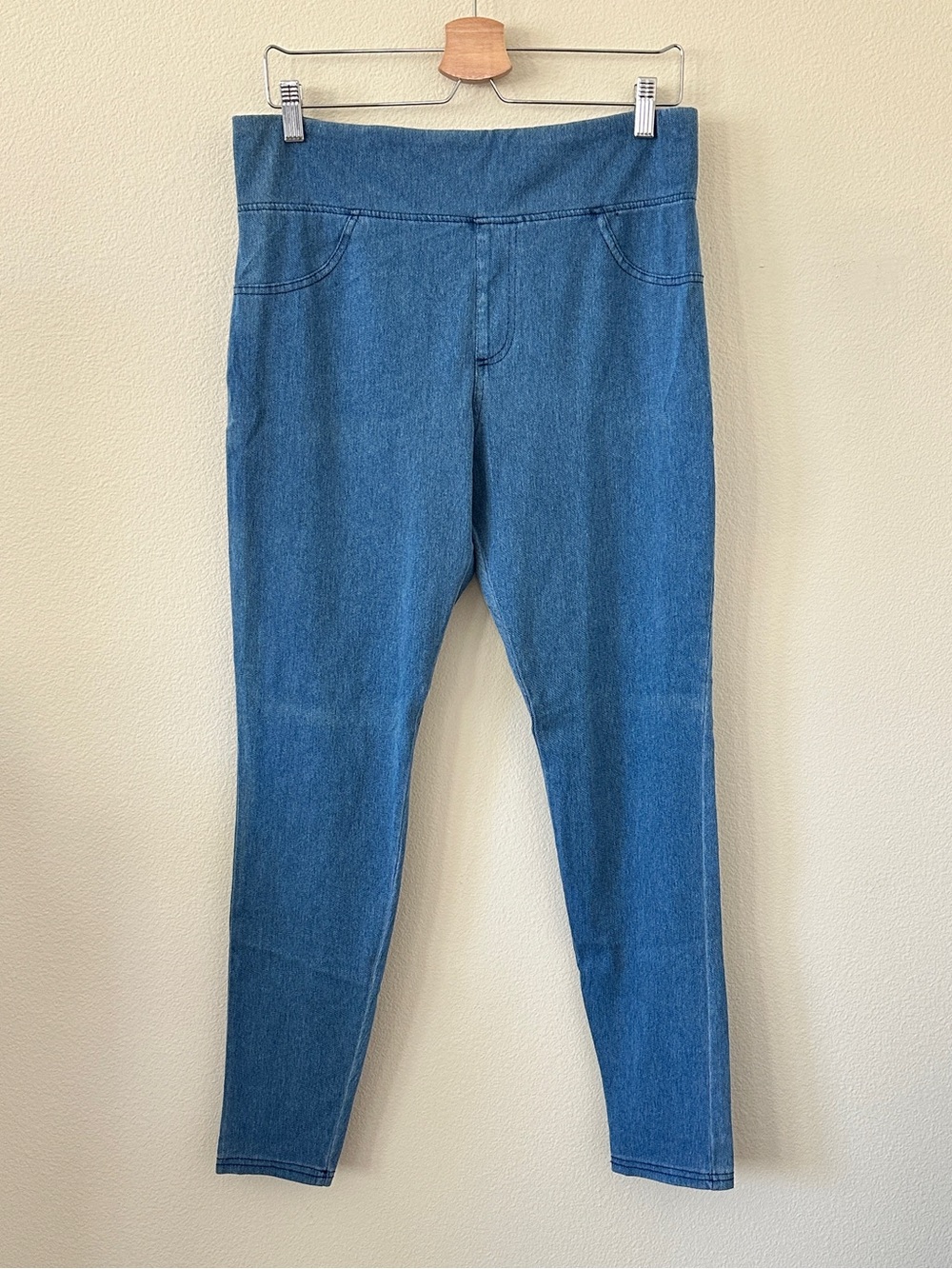 A New Day Blue Soft High Waisted Skinny Ankle Jeggings NWOT Size XL